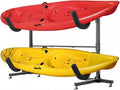 RAD Sportz Freestanding Kayak Storage Rack – Heavy Duty Adjustable Multi-Level Stand with Padded Arms for Kayaks, Canoes & Paddleboards (2, 3 or 4 Tier, Indoor/Outdoor Garage Organizer)