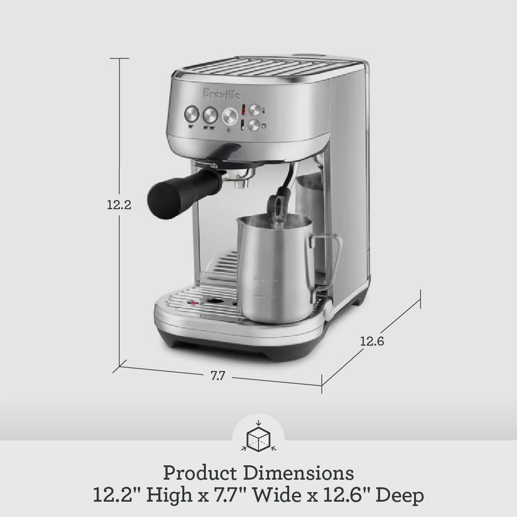 Breville RM-BES500BSS1BUS1 Bambino Plus Espresso Machine, Brushed Stainless Steel (Certified Remanufactured)