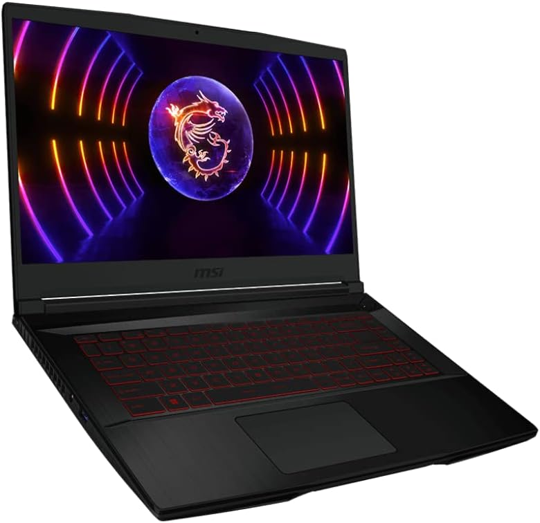MSI 2024 Gaming Laptop | Thin GF63 12UCX | Intel 8-Core i5-12450H | NVIDIA GeForce RTX 2050 4GB | 32GB DDR4 | 1TB SSD | 15.6' 1920 x 1080 144Hz | Win11 Home - Wi-Fi 6 - BT 5.2 - Backlit KB - Black
