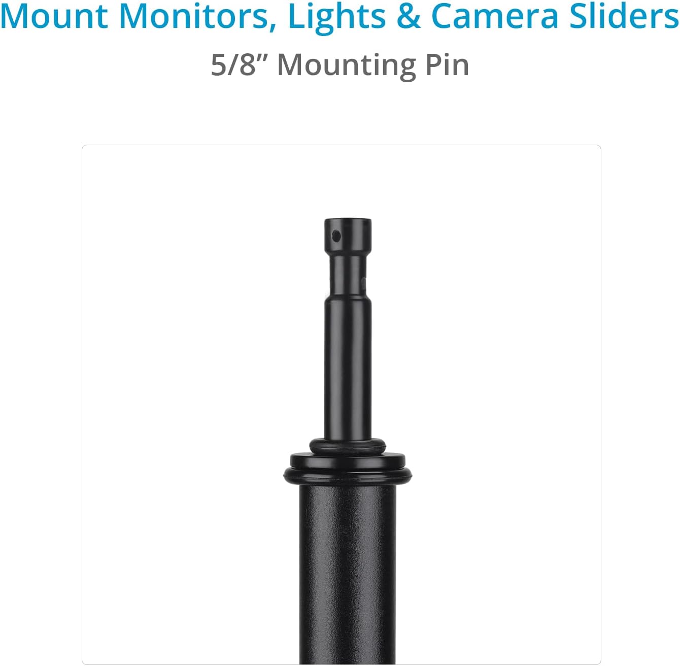 PROAIM 6.16ft Double Riser Rolling Monitor Stand with 5/8' Mount. Includes Rocky Mountain Leg. Height Ranges 33' to 74'. Payload: 33kg/72lb (TP-MNST-01)