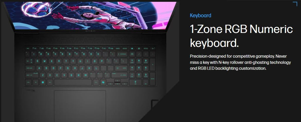 HP Omen 17 Gaming AI Laptop 17.3' FHD IPS 144Hz (100% sRGB) AMD Zen 5 10-core Ryzen AI 9 365 (Up to 50 Tops) 64GB RAM 4TB SSD GeForce RTX 5060 (Up to 572 AI Tops) RGB Backlit HyperX Win11 ICP Hub