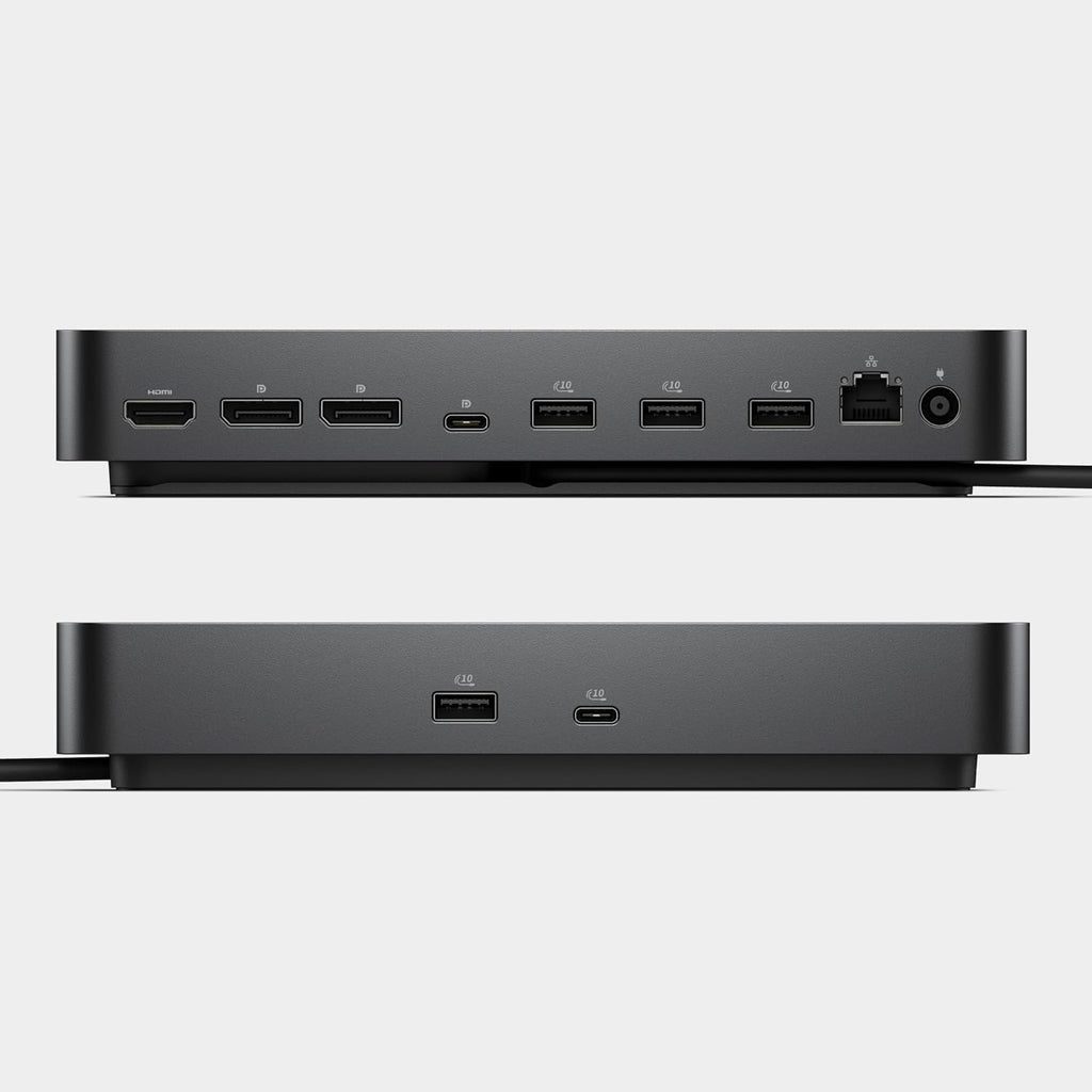 Dell Pro Dock WD25 Universal Docking Station Bundle — USB-C/USB-A Dual Display Dock with 100W Adapter + HDMI Cable + USB-C Cable + DisplayPort Cable + Cleaning Cloth