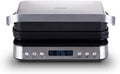 Lauben Contact Grill Deluxe 2000ST Table Contact Grill with 6 Automatic Programmes, Removable Plates, LED Display, Memory Function, Drip Tray, Dishwasher Safe