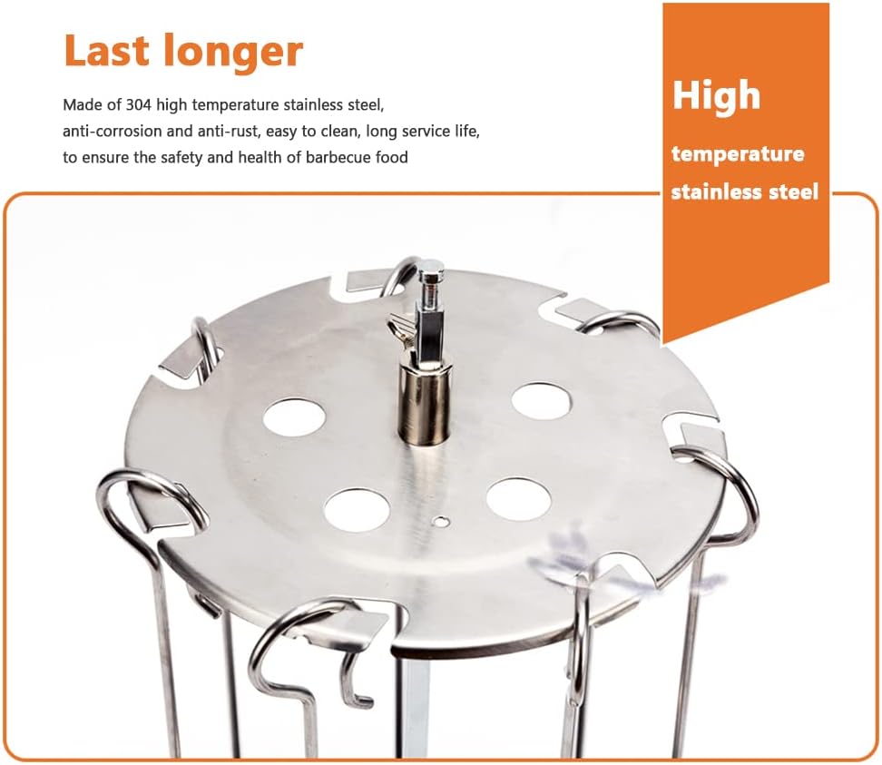 Smokeless Electric BBQ Grill, Automatic Rotating Large Capacity Skewers Machine Brazilian Barbecue Turkey Kebab Machine Grilled Sweet Potato Machine