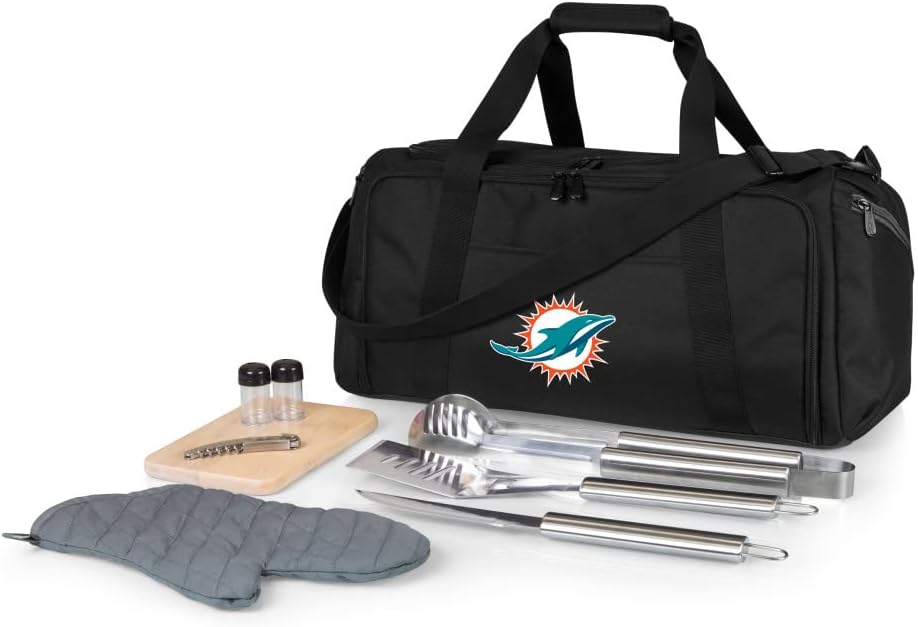 NFL BBQ Kit/Cooler Tote with Barbecue and Picnic Accessories
