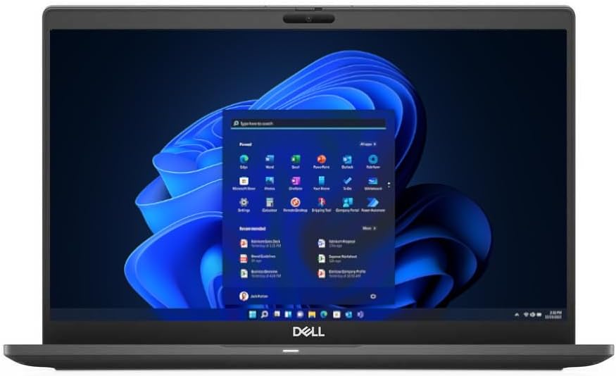 Dell Latitude 7310 Laptop | 13' 1920x1080 FHD Non-Touch | Core i5-10310U 4 cores 4.4GHz | 8GB DDR4 RAM, 512GB PCLe SSD | Win 11 Pro Black (Renewed)