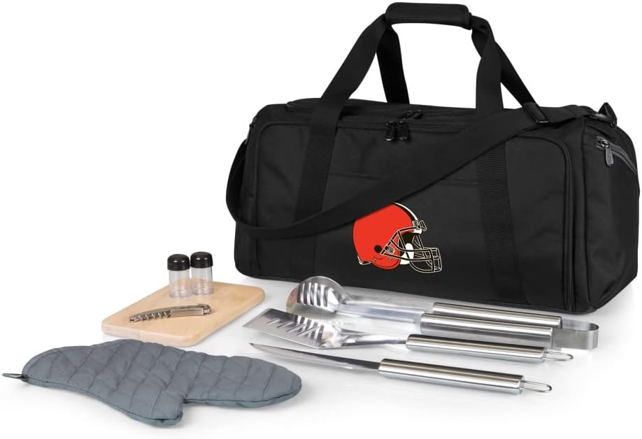 NFL BBQ Kit/Cooler Tote with Barbecue and Picnic Accessories