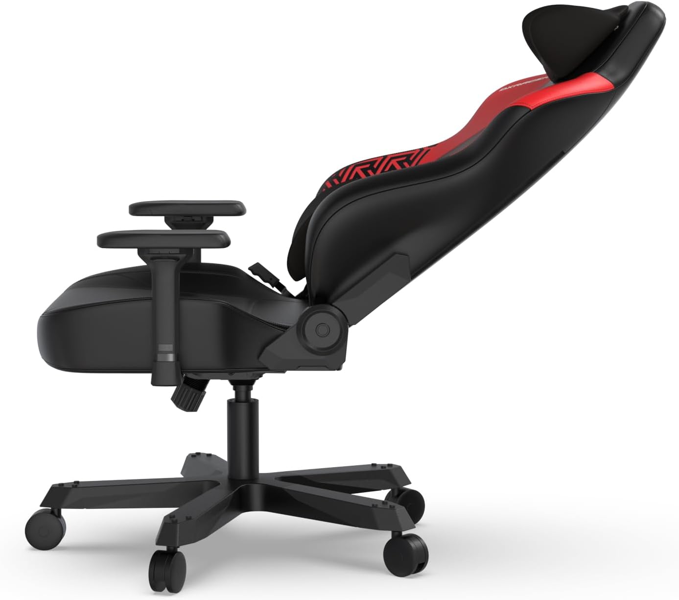 DXRacer Tank XXL Ergonomic Video Gaming Chair for Adults, Office Reclining Computer Chair with Magnetic Head Pillow and Lumbar Support, Racing Style Height Adjustable (EPU Leatherette, Black Red)