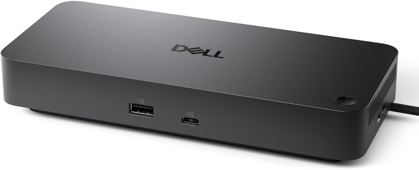 Dell Pro Dock WD25 Universal Docking Station Bundle — USB-C/USB-A Dual Display Dock with 100W Adapter + HDMI Cable + USB-C Cable + DisplayPort Cable + Cleaning Cloth