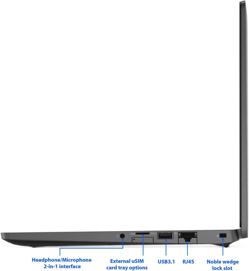 Dell Latitude 5300 Laptop 13.3-inch FHD Display, Intel Quad Core i7-8665U, 16GB RAM, 256GB SSD, Backlit Keyboard, HDMI, Windows 11 Pro (Renewed)