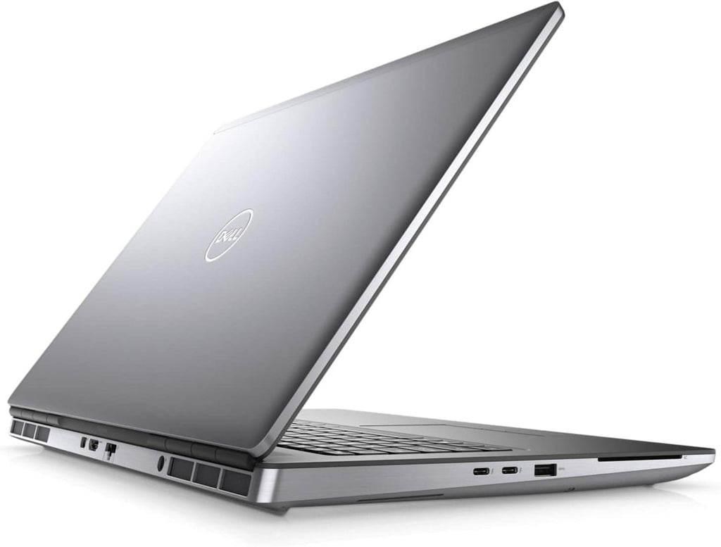 Dell Precision 7760 Workstation Laptop | 17.3' 3840x2160 4k | Core i9-11950H - 4TB SSD + 1TB SSD Hard Drive - 128GB RAM - Nvidia RTX A5000 | 8 cores @ 5 GHz - 16GB GDDR6 Win 11 Pro Silver