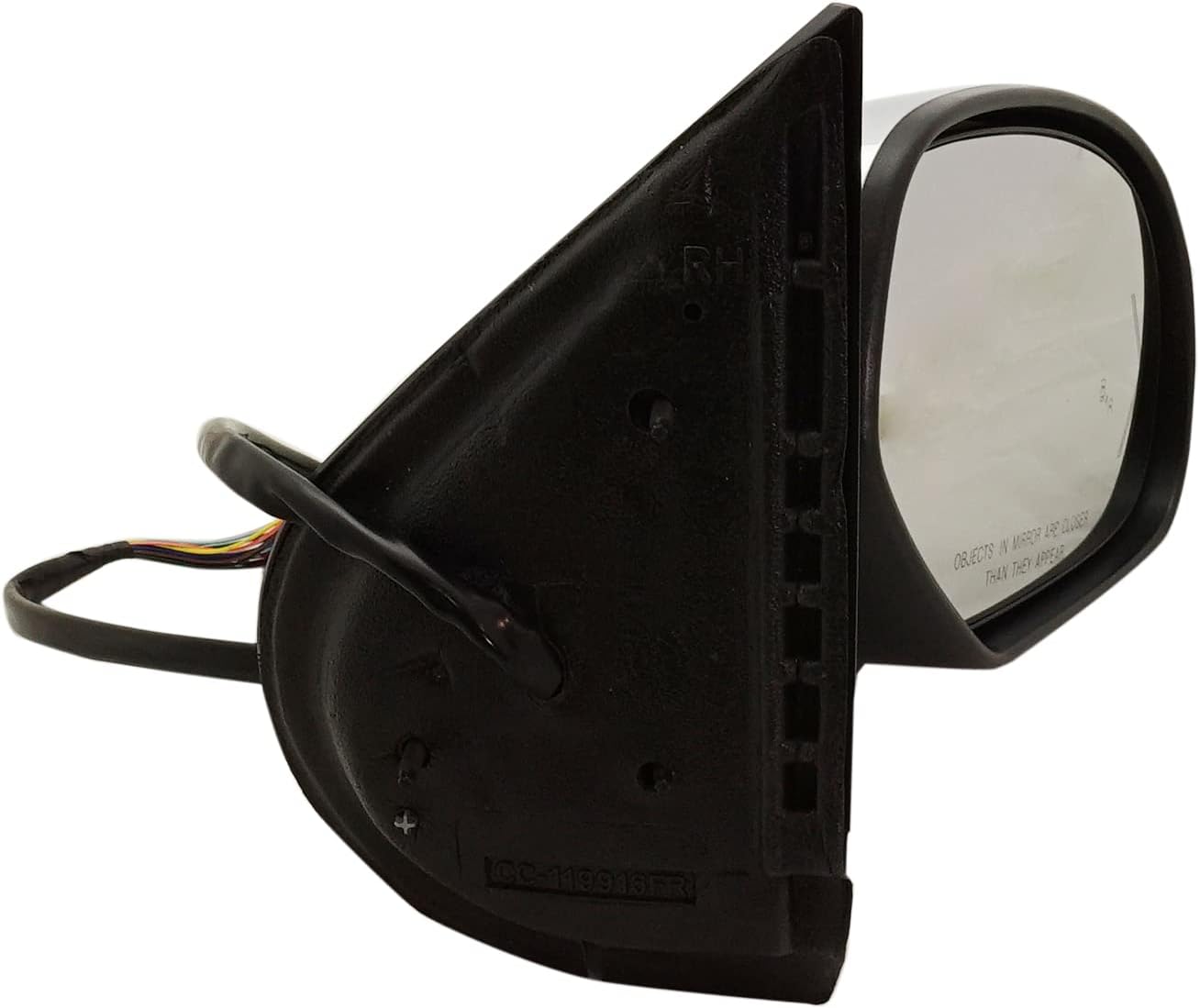 Kool Vue Passenger Side Power Heated Mirror For Chevrolet Tahoe Suburban 1500 GMC Yukon 2007-2014, Passenger Side Mirror, With Signal Light, Blind Spot Monitor, Memory & Puddle Lamp, Chrome