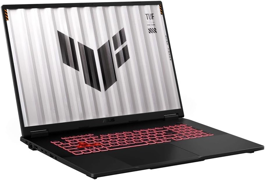 ASUS 2025 Gaming Laptop | TUF Gaming A18 | AMD 8-Core Ryzen 7 260 | NVIDIA GeForce RTX 5060 | 16GB DDR5 | 2TB SSD | 18' 1920x1200 144Hz | Win11 Home - Wi-Fi 6E - BT 5.3 - RGB Backlit KB - Jaeger Gray