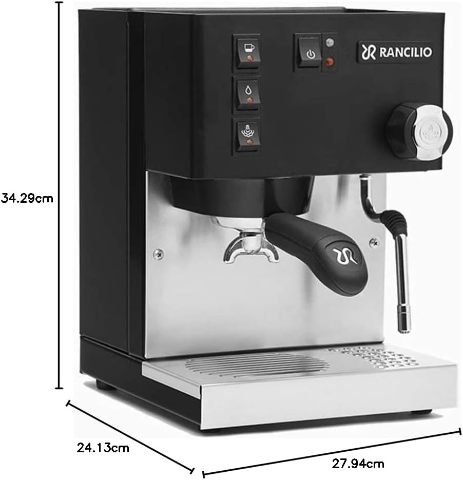 Rancilio Silvia Espresso Machine, Black