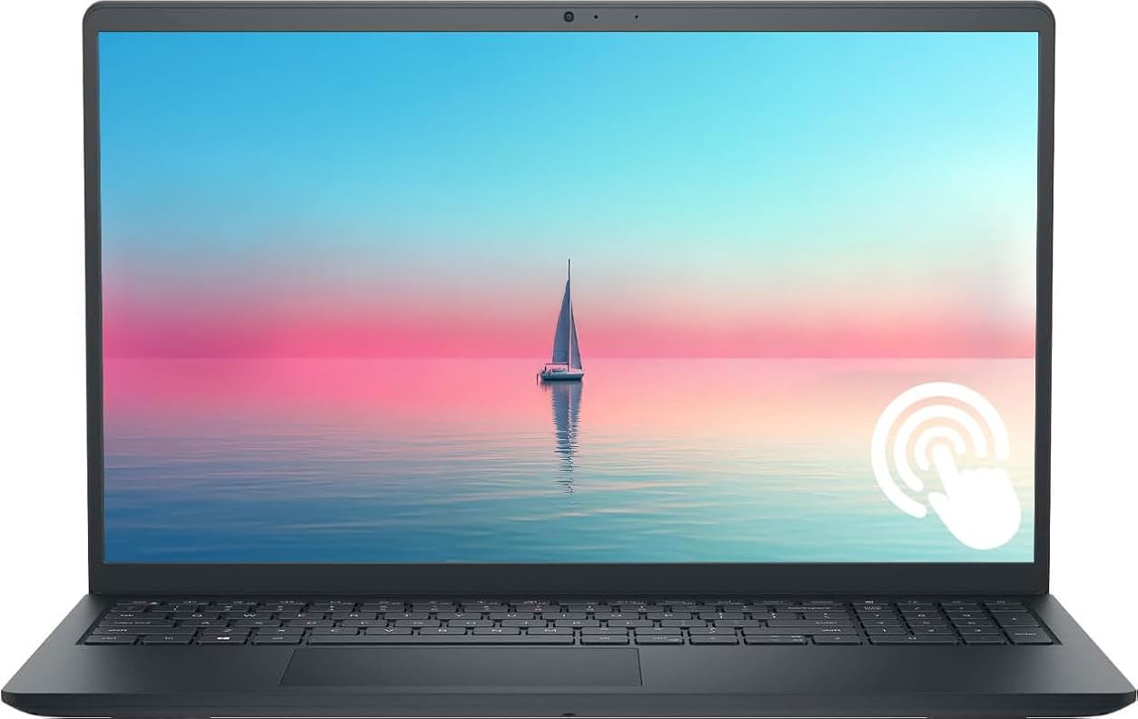 Dell Inspiron 15' FHD Touchscreen Business & Student Laptop Computer, 64GB RAM 2TB SSD, 10-Cores Intel Core i5 Processor, Windows 11, Numeric Keypad, Wi-Fi 6, Express Charge, Black