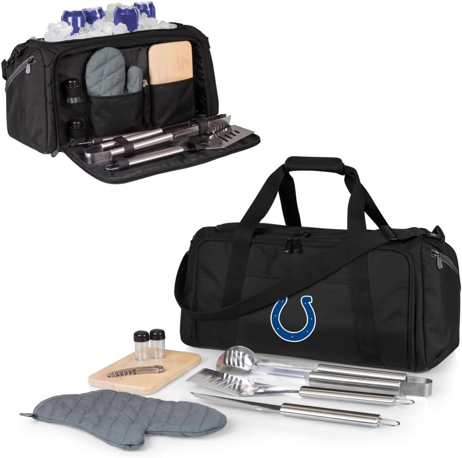 NFL BBQ Kit/Cooler Tote with Barbecue and Picnic Accessories