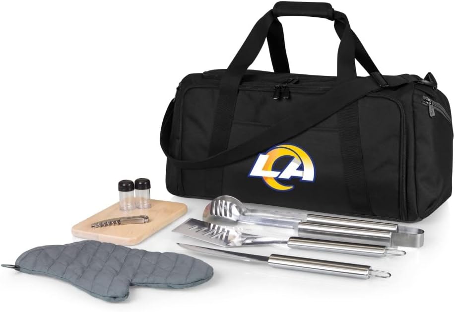 NFL BBQ Kit/Cooler Tote with Barbecue and Picnic Accessories