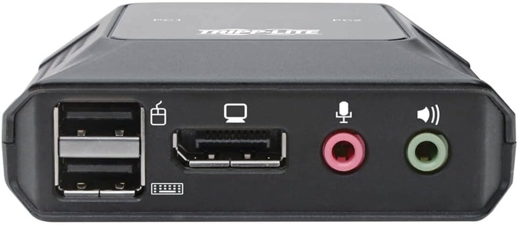 Tripp Lite 2-Port USB DisplayPort Cable KVM Switch W A/V Peripheral Sharing