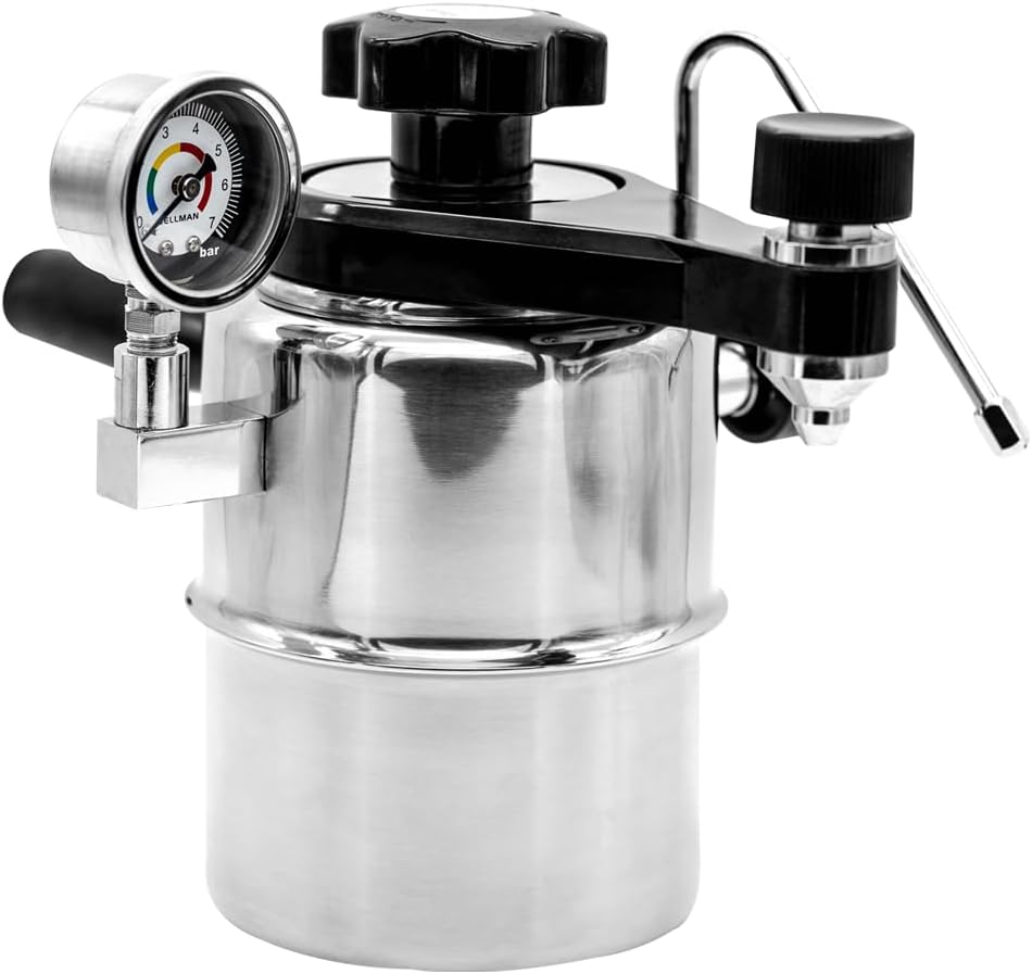 Taylor & Ng 30025 Bellman CX-25P Stovetop espresso Maker with Pressure Gauge