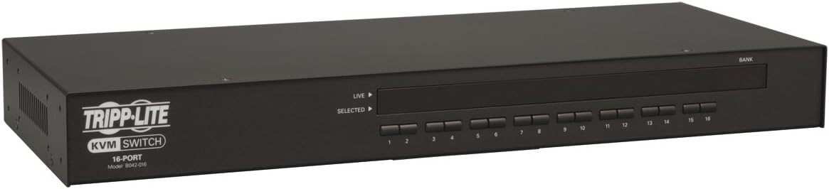 TRIPP LITE 16-Port KVM Switch USB / PS2 with On Screen Display 1URM (B042-016)
