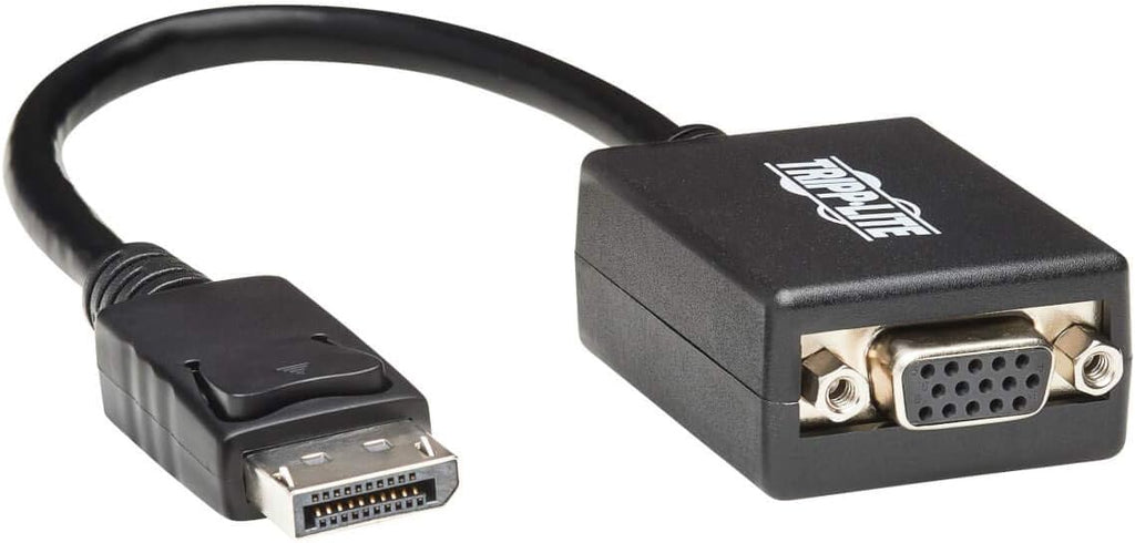 Tripp Lite DisplayPort to VGA Adapter Converter Active M/F 6In 50 Pack