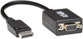 Tripp Lite DisplayPort to VGA Adapter Converter Active M/F 6In 50 Pack