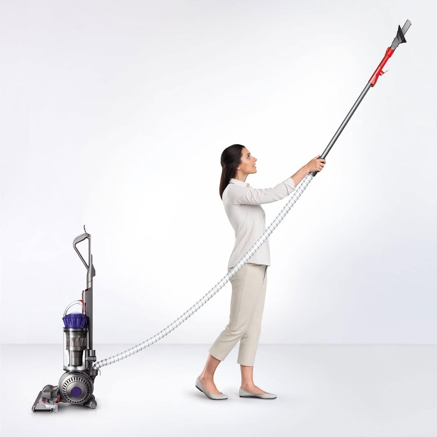 Dyson Ball Animal Pro Upright Vacuum Cleaner: Height Adjustment - Self Propelled - Rotating Brushes - Telescopic Handle - Whole-Machine HEPA Filtration