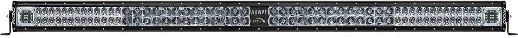 Rigid 290413 Adapt E-Series Led Light Bar 50 Inch - Has Built in GPS Guided Adapt Mode Lighting or All On 3 Optic Zone - Scene, Driving, Spot Beams.