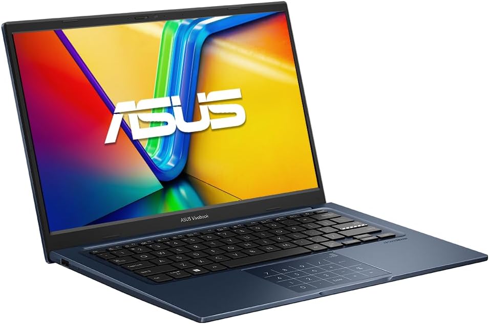 ASUS Vivobook Personal Laptop (2025):14' FHD 1920 x 1080 60Hz • 13th Generation Intel Core i3-1315U • 32 GB RAM • 1 TB SSD • Win11 Pro • Wi-Fi 5 • 720p HD Camera • Intel UHD Graphics
