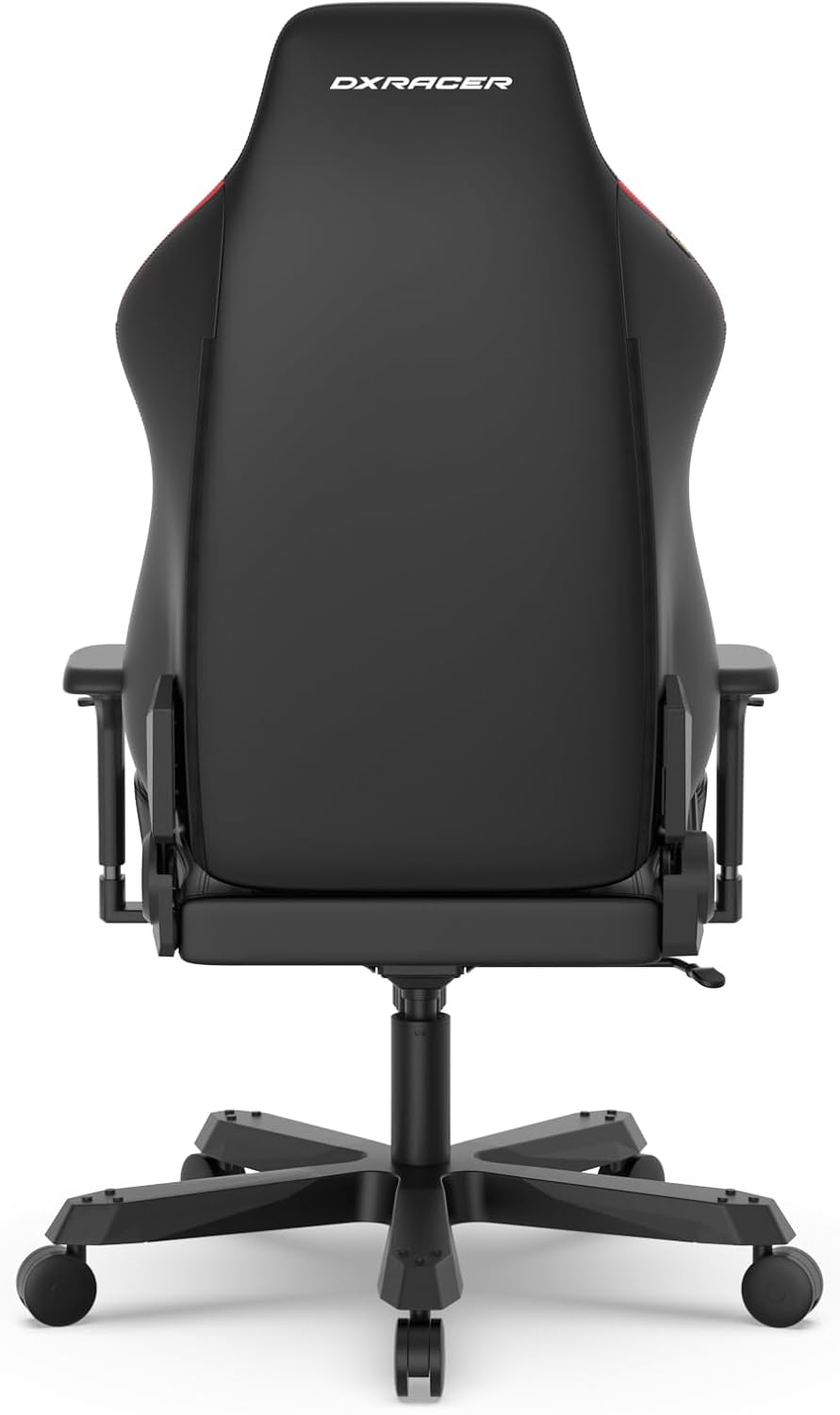 DXRacer Tank XXL Ergonomic Video Gaming Chair for Adults, Office Reclining Computer Chair with Magnetic Head Pillow and Lumbar Support, Racing Style Height Adjustable (EPU Leatherette, Black Red)