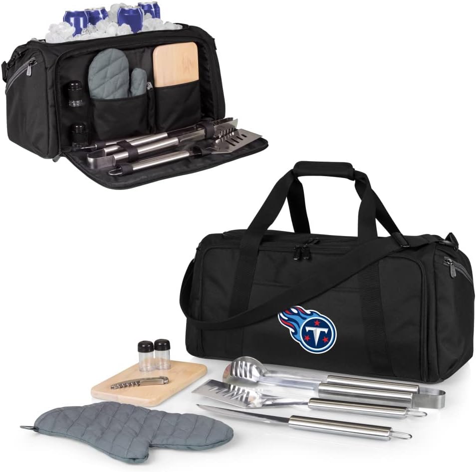 NFL BBQ Kit/Cooler Tote with Barbecue and Picnic Accessories