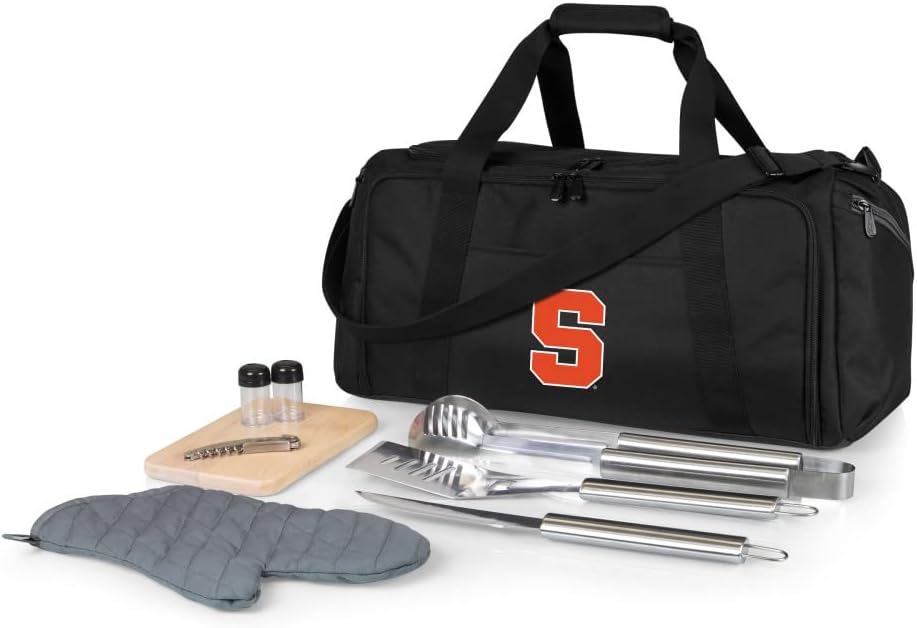 PICNIC TIME NCAA BBQ Kit Cooler Tote with Barbecue & Accessories