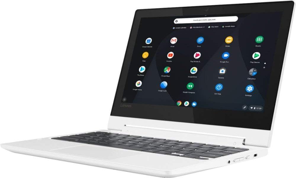 2020 Lenovo 2-in-1 11.6' Convertible Chromebook Touchscreen Laptop Computer/Quad-Core MediaTek MT8173C (4C/ 2X A72 + 2X A53)/ 4GB Memory/ 32GB eMMC/ 802.11ac WiFi/Bluetooth/Type-C/White/Chrome OS