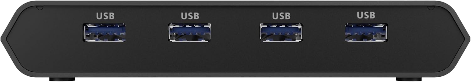 IOGEAR 2-Port 4K USB-C Desktop KVM with DISPLAYPORT Output and USB Peripheral