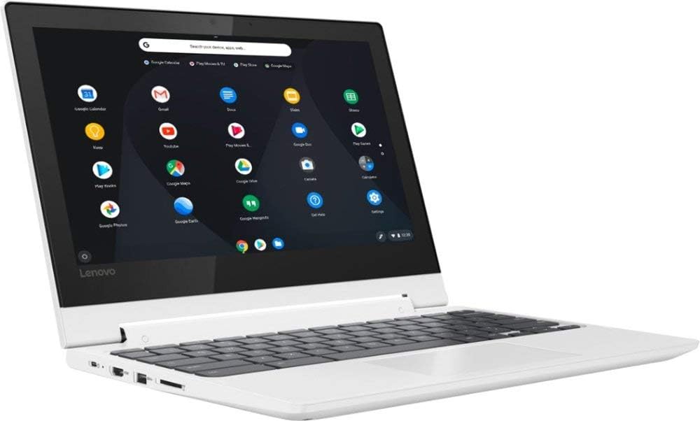 2020 Lenovo 2-in-1 11.6' Convertible Chromebook Touchscreen Laptop Computer/Quad-Core MediaTek MT8173C (4C/ 2X A72 + 2X A53)/ 4GB Memory/ 32GB eMMC/ 802.11ac WiFi/Bluetooth/Type-C/White/Chrome OS