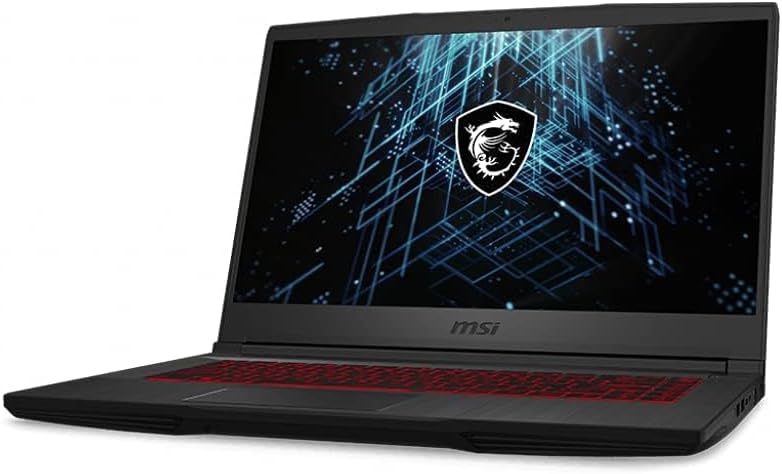 MSI GF65 Thin 10UE Gaming Laptop: 15.6' 144hz IPS-Level Screen, Intel 10th Gen i5-10500H, NVIDIA GeForce RTX3060, 512GB SSD, 8GB Memory, Black