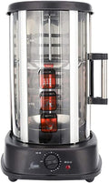 Smokeless Electric BBQ Grill, Automatic Rotating Large Capacity Skewers Machine Brazilian Barbecue Turkey Kebab Machine Grilled Sweet Potato Machine