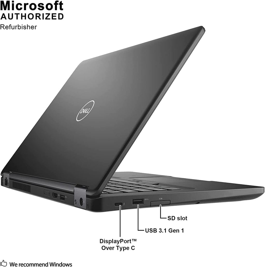 Dell Latitude 5490 14' FHD (1920 x 1080) Display Laptop Intel Core i7-8650U @ 1.90GHz 16GB RAM 512GB SSD Intel UHD Graphics 620 Windows 11 Pro (Renewed)