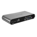 2 Computers 2 HDMI Monitor Automatic KVM Switch 8K@60Hz, Hotkey Switching, EDID, Support 5.1/7.1 Audio and Microphone, Aluminum Shell with Digital Display, USB 3.0 Hub, HDR10 with Cables