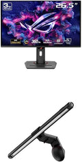 ASUS ROG Strix 27' 1440P OLED Gaming Monitor (XG27ACDNG) ROG Aura Monitor Light Bar (ALB01)