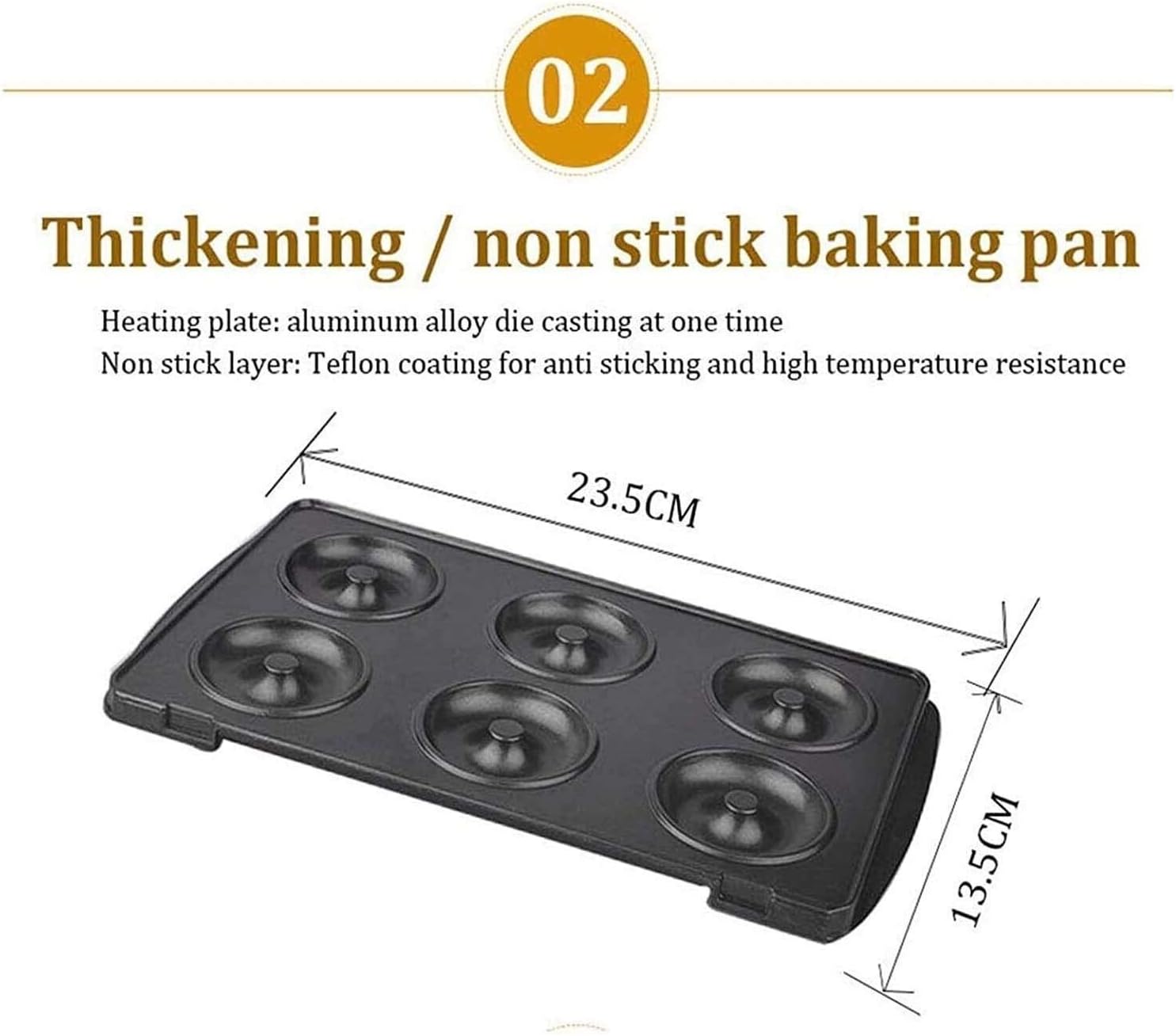 Toasters Sandwich toaster Sandwich Maker 4 in 1 (Sandwich Toaster Contact Grill Waffle Iron) Sandwich Maker High Power of 750 W 4 Removable Plates Non-Stick Coating LED Indicator Lights An