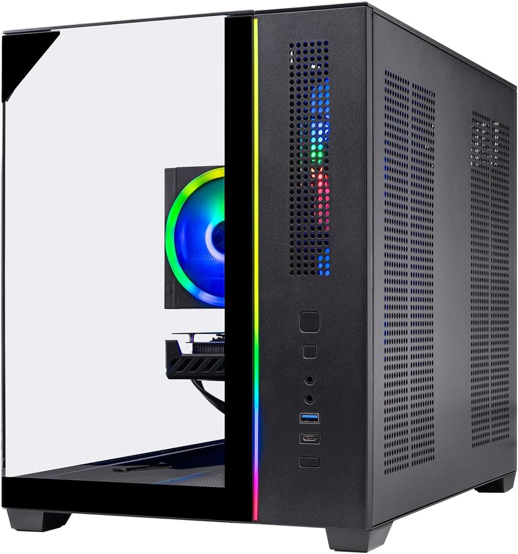 Skytech Gaming Crystal Desktop PC, Intel Ultra 5 245K 4.2 GHz (5.2 GHz Turbo), NVIDIA RTX 5060 Ti 8GB, 1TB Gen4 NVMe SSD, 32GB DDR5 RAM 5200 RGB, 650W Gold PSU, Wi-Fi, Win 11
