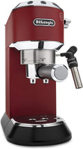 DeLonghi America, Inc EC685R Dedica Deluxe 15-Bar Pump Espresso Machine, Red