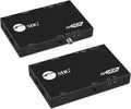 SIIG HDBaseT HDMI Extender 4K 60Hz USB 2.0 KVM RS232 Over CAT5e/CAT6/CAT7, Up to 330ft @ 1080p and 230ft @ 4K 4:4:4, Dual IR, HDR, HDMI 2.0, HDCP 2.2, EDID, PoC, TAA Compliant (CE-H23411-S1)