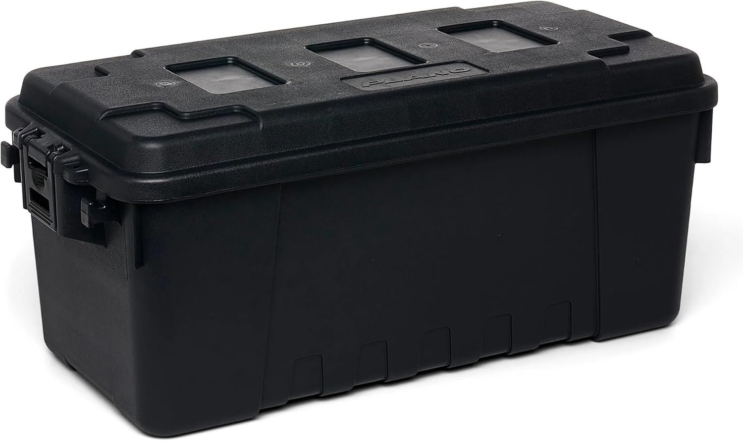 Plano 4 Pack Medium Sportsman's Trunk for Outdoor or Indoor Gear and Tools for Hunting, Camping and Fishing Equipment, Rugged Organization, Black
