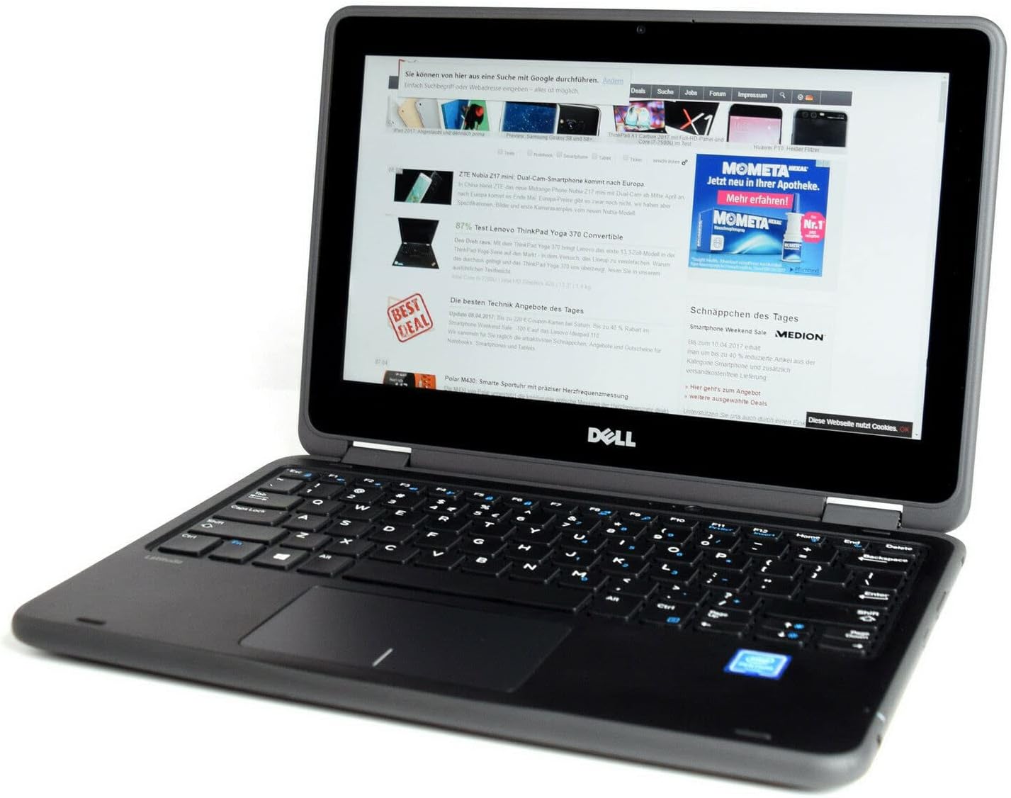 Dell Latitude 3189 Intel Celeron N3350 X2 1.1GHz 4GB 64GB 11.6' Touch, Black (Renewed)