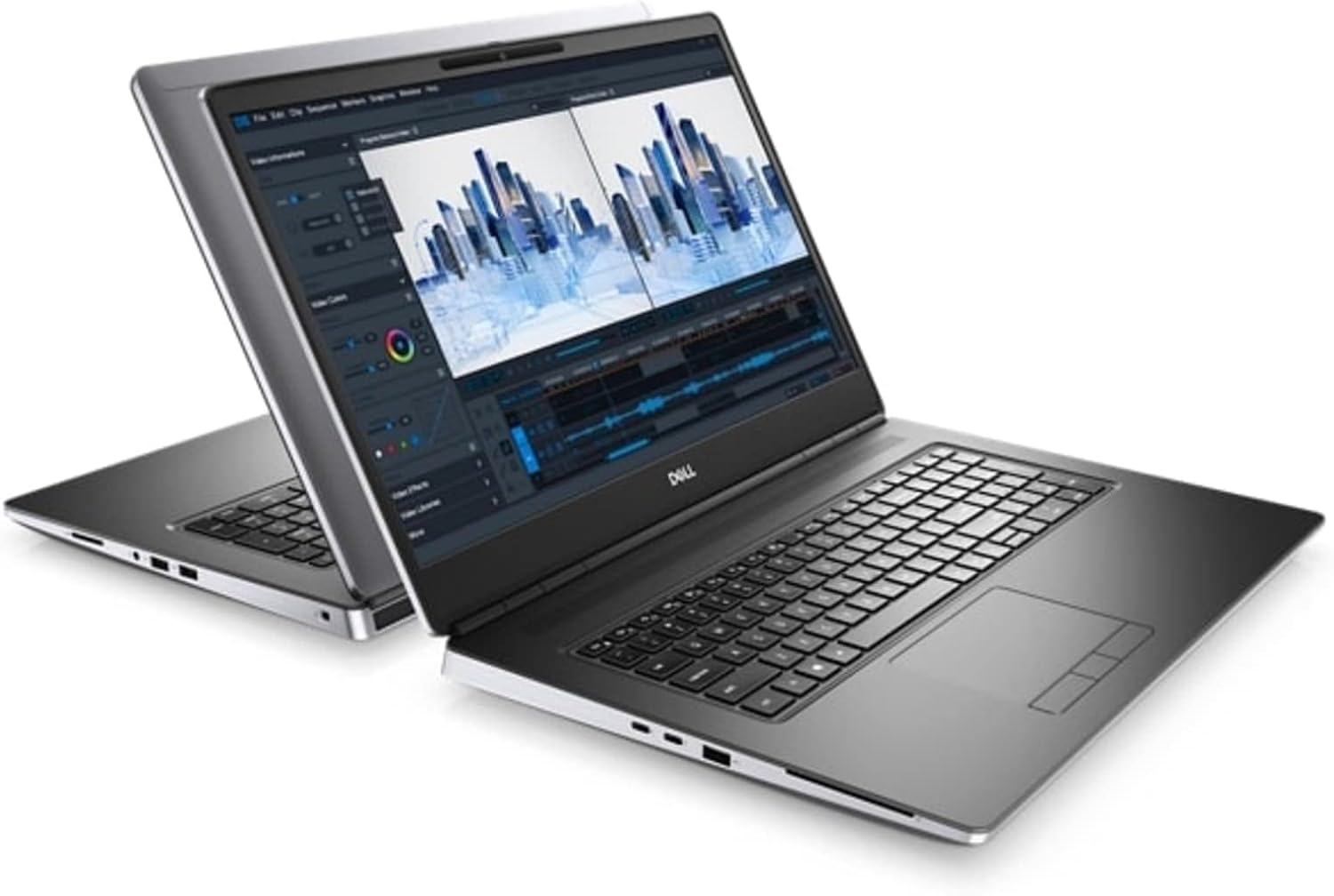 Dell Precision 7760 Workstation Laptop | 17.3' 3840x2160 4k | Core i9-11950H - 4TB SSD + 1TB SSD Hard Drive - 128GB RAM - Nvidia RTX A5000 | 8 cores @ 5 GHz - 16GB GDDR6 Win 11 Pro Silver