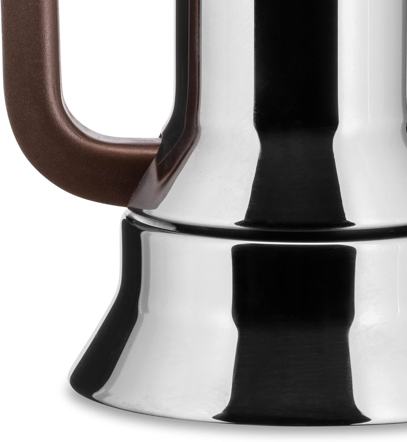 Alessi 9090/3 - Design Stovetop Espresso Coffee Maker, 18/10 Stainless Steel, Mirror Polished, 3 cups