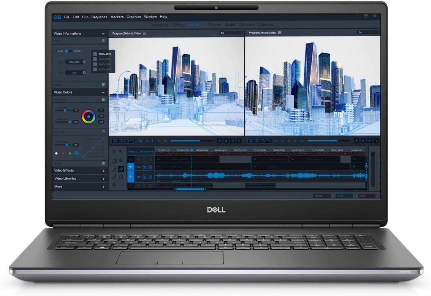Dell Precision 7760 Workstation Laptop | 17.3' 3840x2160 4k | Core i9-11950H - 4TB SSD + 1TB SSD Hard Drive - 128GB RAM - Nvidia RTX A5000 | 8 cores @ 5 GHz - 16GB GDDR6 Win 11 Pro Silver