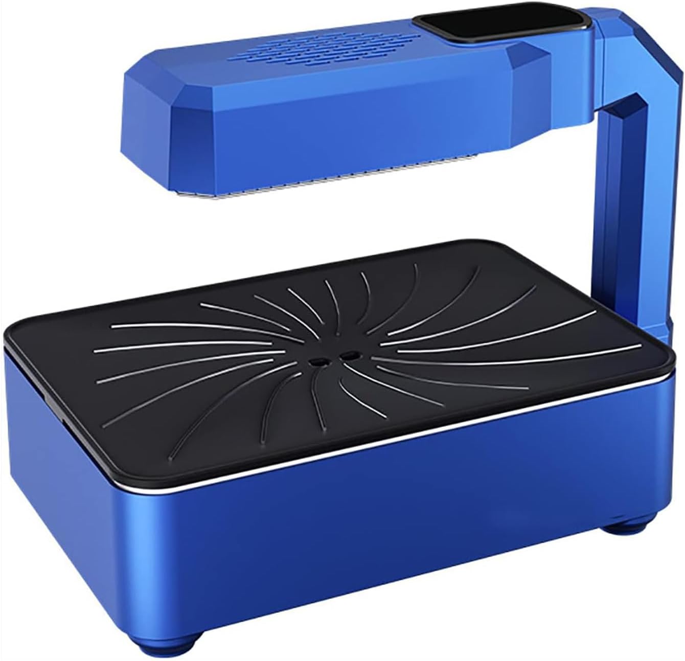 Electric Smokeless Indoor Grill, Multifunctional Non-Stick Electric Grill with LCD Liquid Crystal Screen, 35cm Large Baking Pan/80-280°Temperature Adjustment/1-80 Minutes Time, for Family